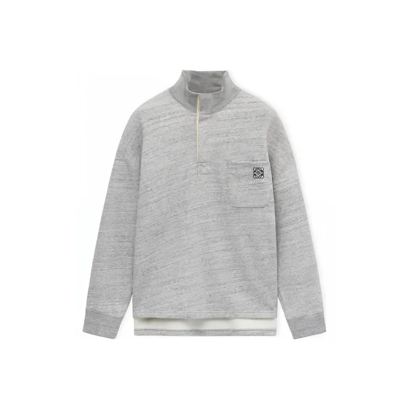 LOEWE High Neck Sweatshirt In Cotton-0