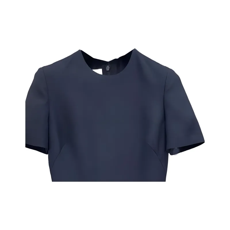 Valentino SS24 Short Sleeved Dresses Women's Navy-2