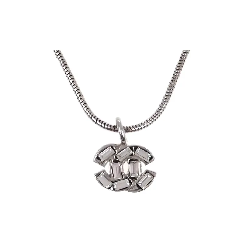 CHANEL 2001 Rhinestone embellished Cc Pendant Bracelet-1