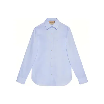 GUCCI Double G Embroidered Shirt