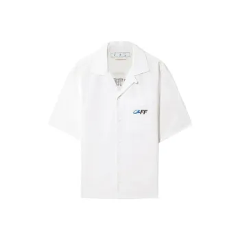 Off- Exact Opp Holiday Logo Embroidered Shirt