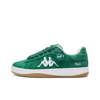 Kappa Back to Back Anti Slip Wear Resistant Low Top Skateboard Shoes Unisex Fir Wood Green