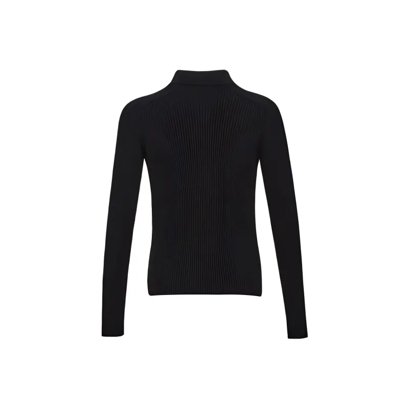 BALLY Logo embroidered Ribbed knit Jumper-1