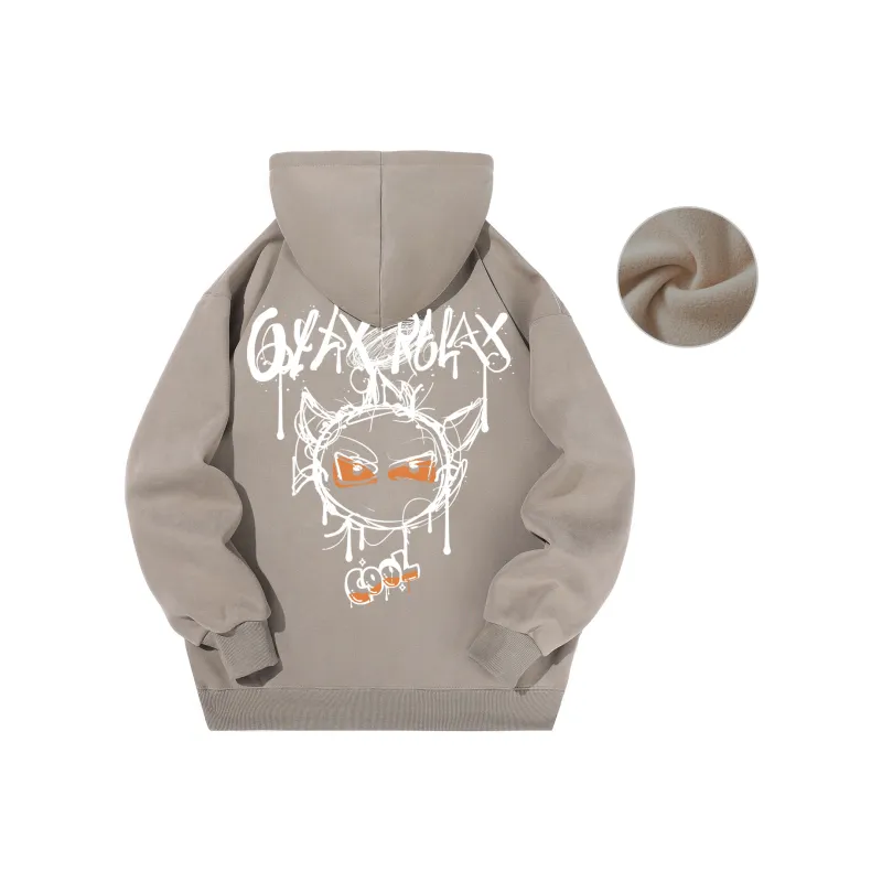GXXX Demon Hooded Fall And Winter Sweatshirt Unisex-51