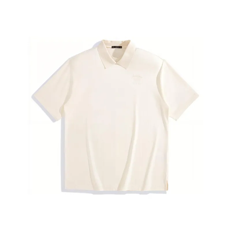 PEACEBIRD MEN Polo Shirts Men White Wide Version-0