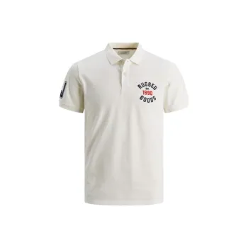 JACK JONES· Polo Shirt Men's White