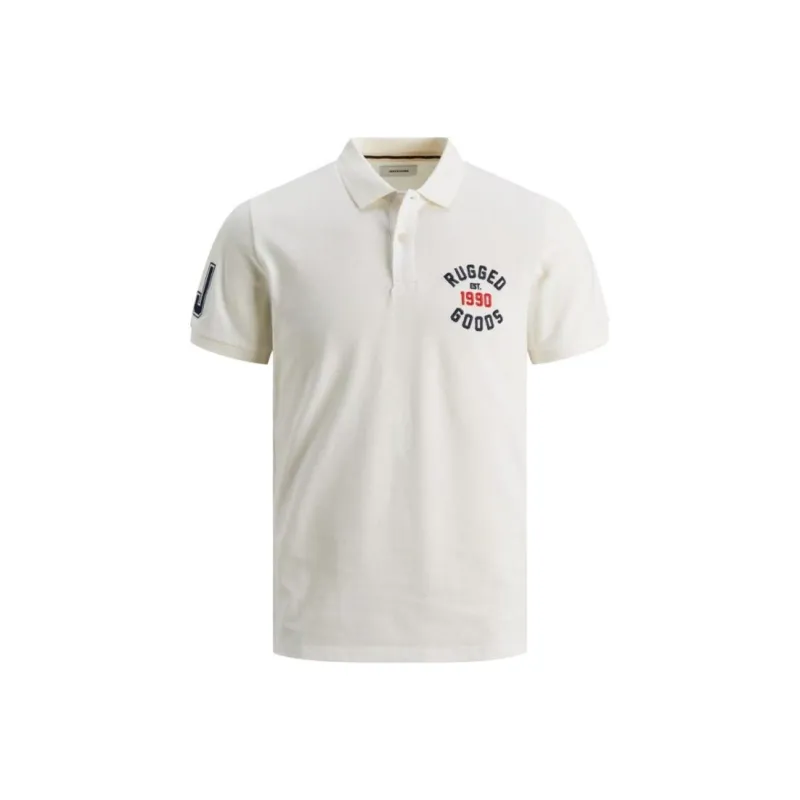 JACK JONES· Polo Shirt Men's White-0
