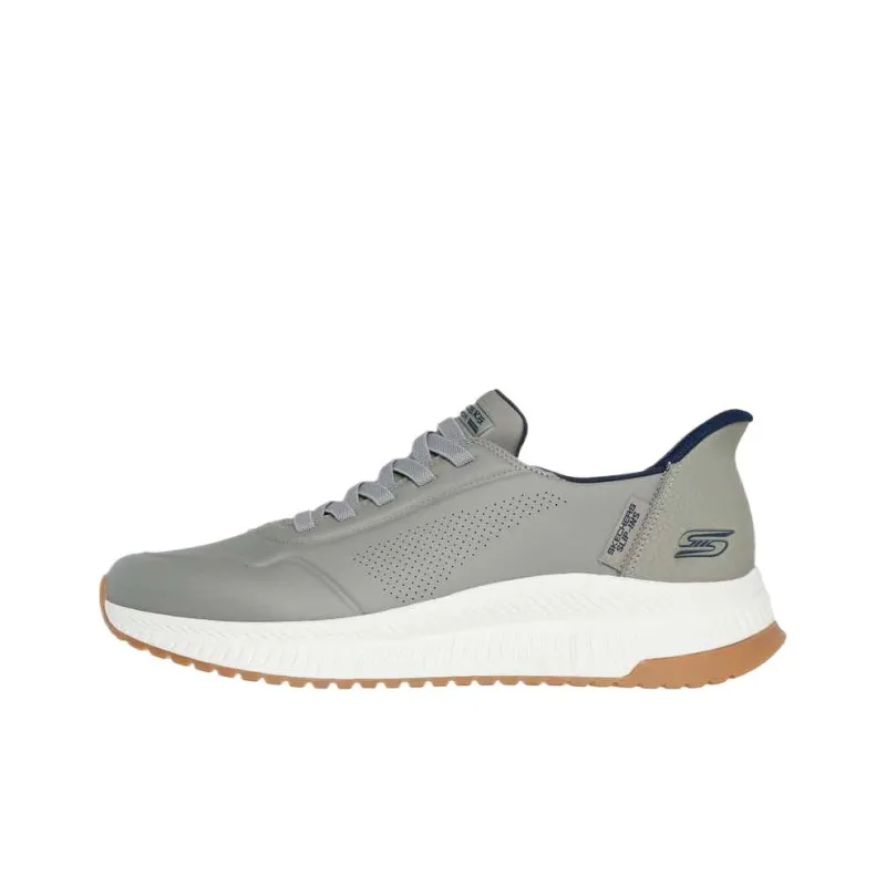 Skechers Low Top Casual Shoes Men's Gray-0