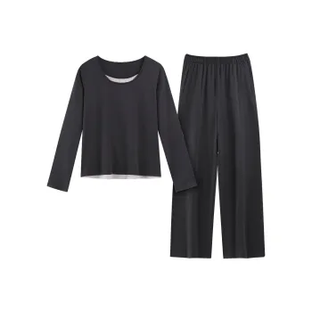 Gongdie Pajama Set Unisex Dark Gray