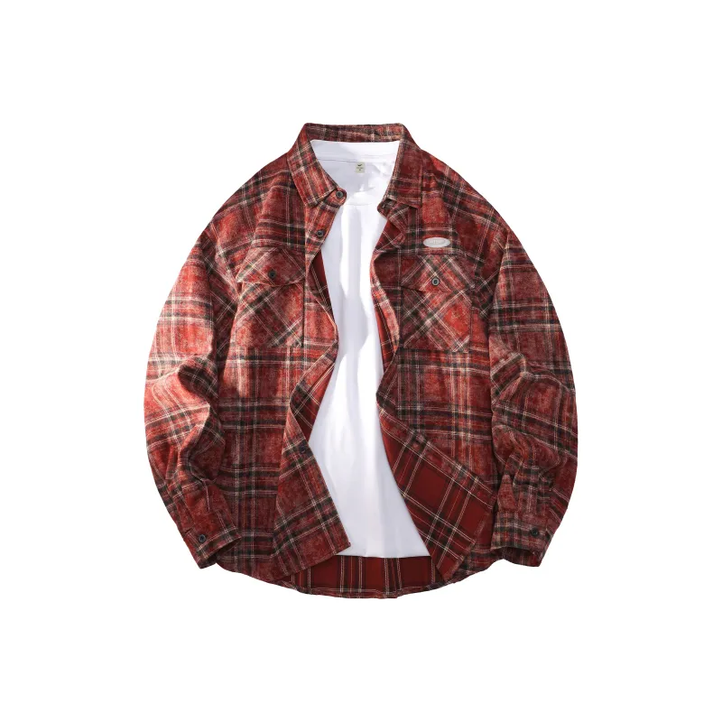 FASTFISH Shirt Unisex Vintage Coffee-5