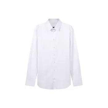 GIORGIO ARMANI Plain knit Cotton Interlock Shirt