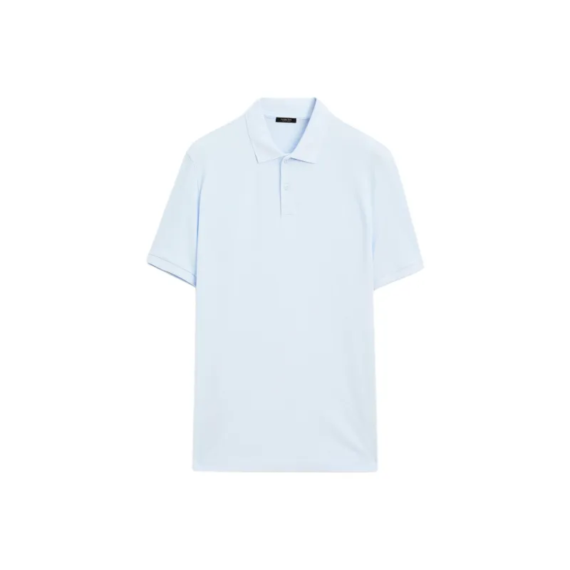 Massimo Dutti Polo Shirt Men's Light Blue-0
