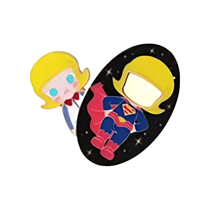 POP MART Molly X Warner Anniversary Collection Badge Blind Box Products Single Mystery Box/Full Box 12 Pcs-7