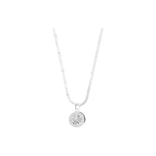 Heart Grass S925 Silver Necklaces Women's