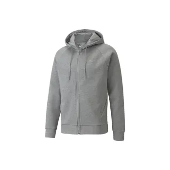 PUMA Classic Tech Classics Tech FZ Hoodie Sweatshirt Men's Gray