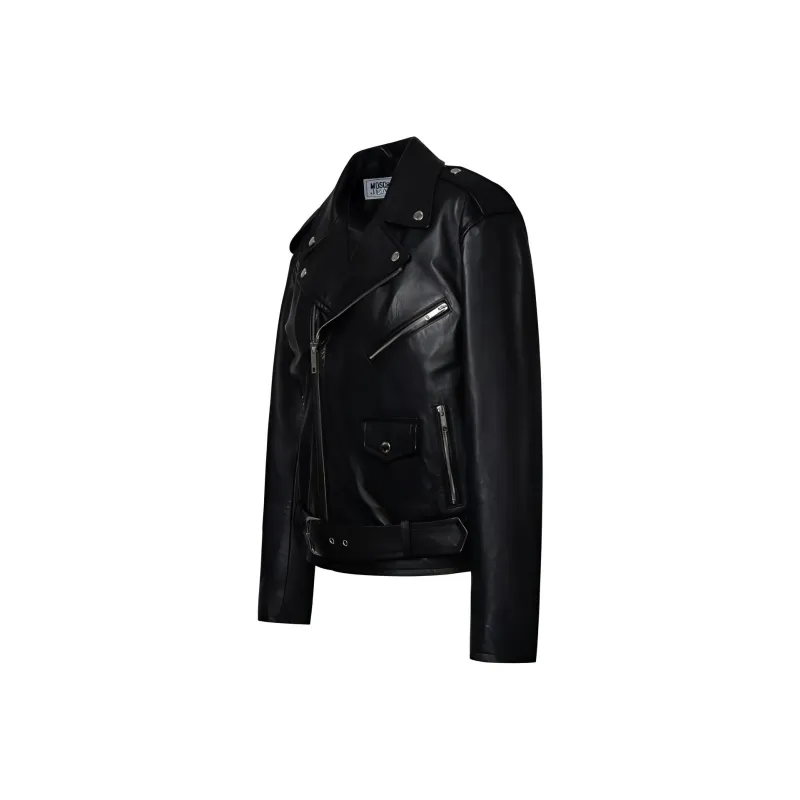 MOSCHINO Leather Jacket-2
