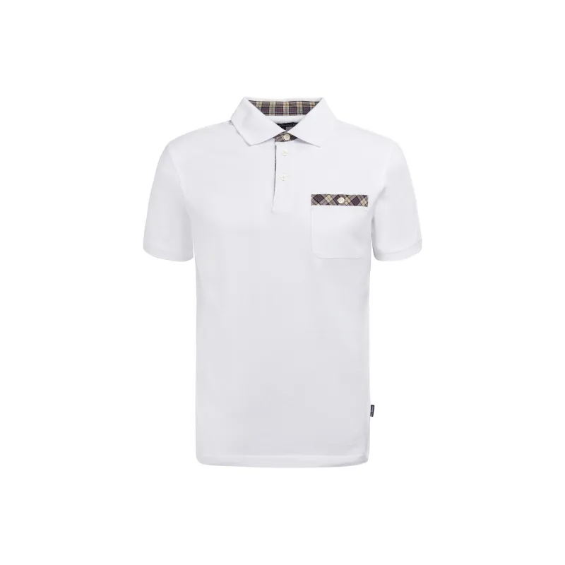 BARBOUR Barbour Hirstly Polo Shirt Polo Shirt Men's White-0