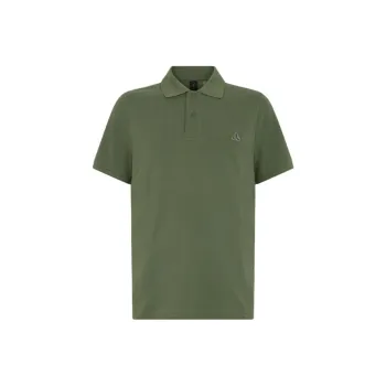 Moose Knuckles SS25 Polo Shirt Men's Forest Green