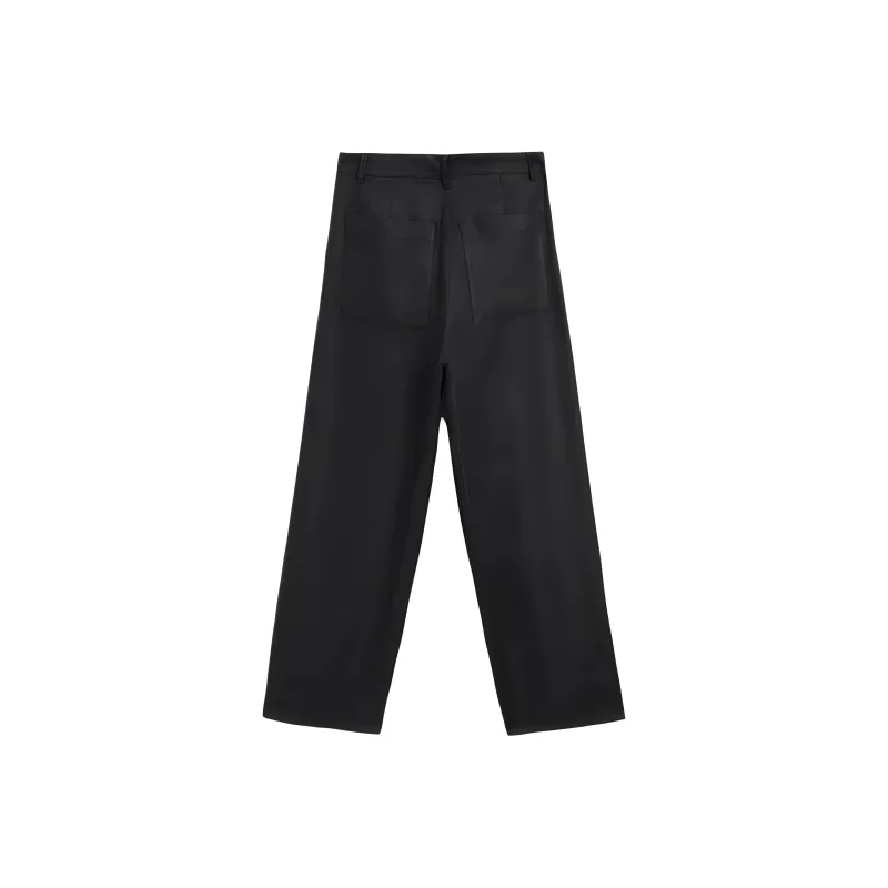 Massimo Dutti Casual Pants Women's Black-1