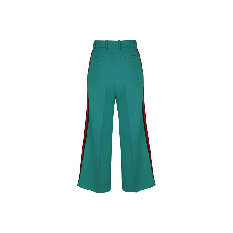 GUCCI Casual Pants Women's Peacock Green-1