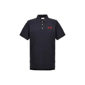 BALLY Logo Embroidered Short Sleeved Polo Shirt