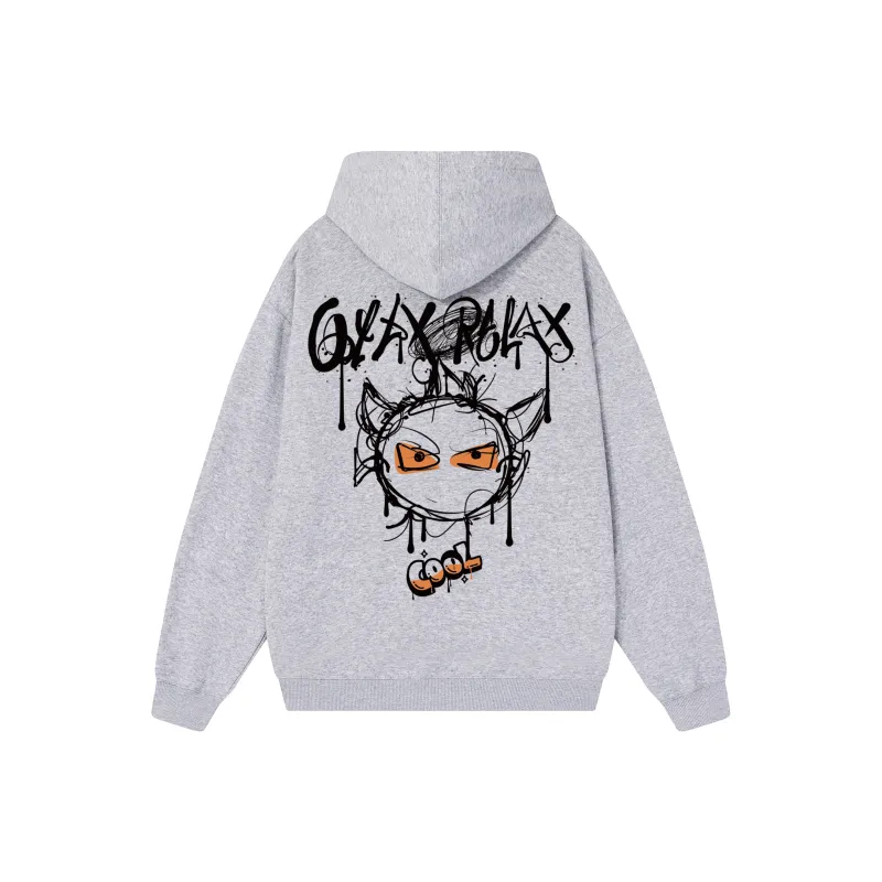 GXXX Demon Hooded Fall And Winter Sweatshirt Unisex-14