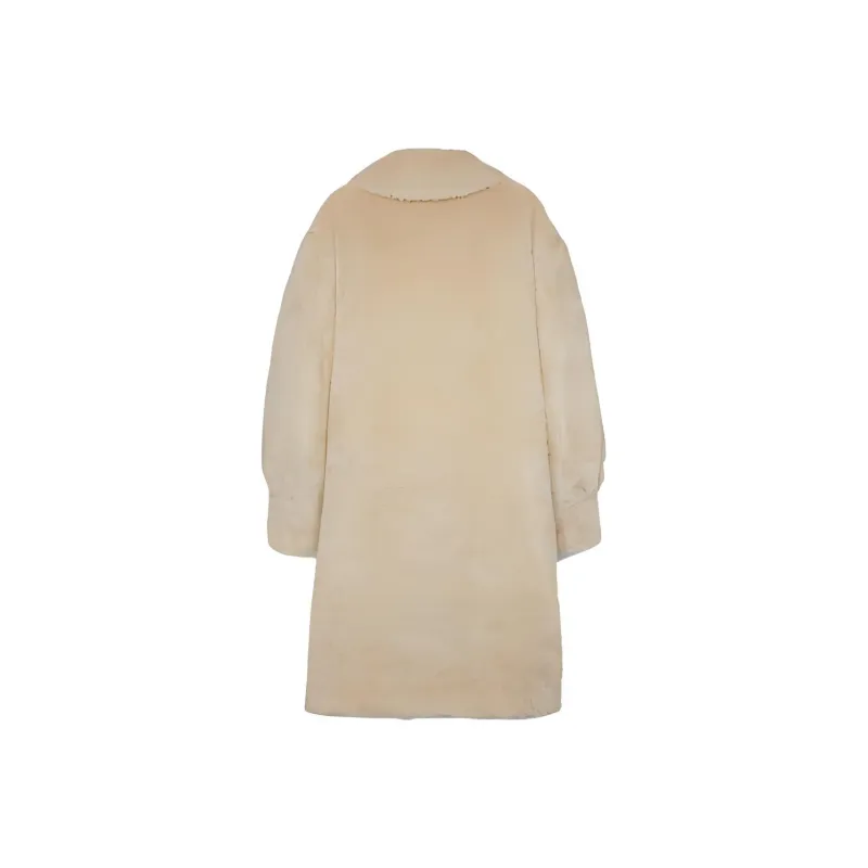 COACH Velvet Jackets Women's Cream-1