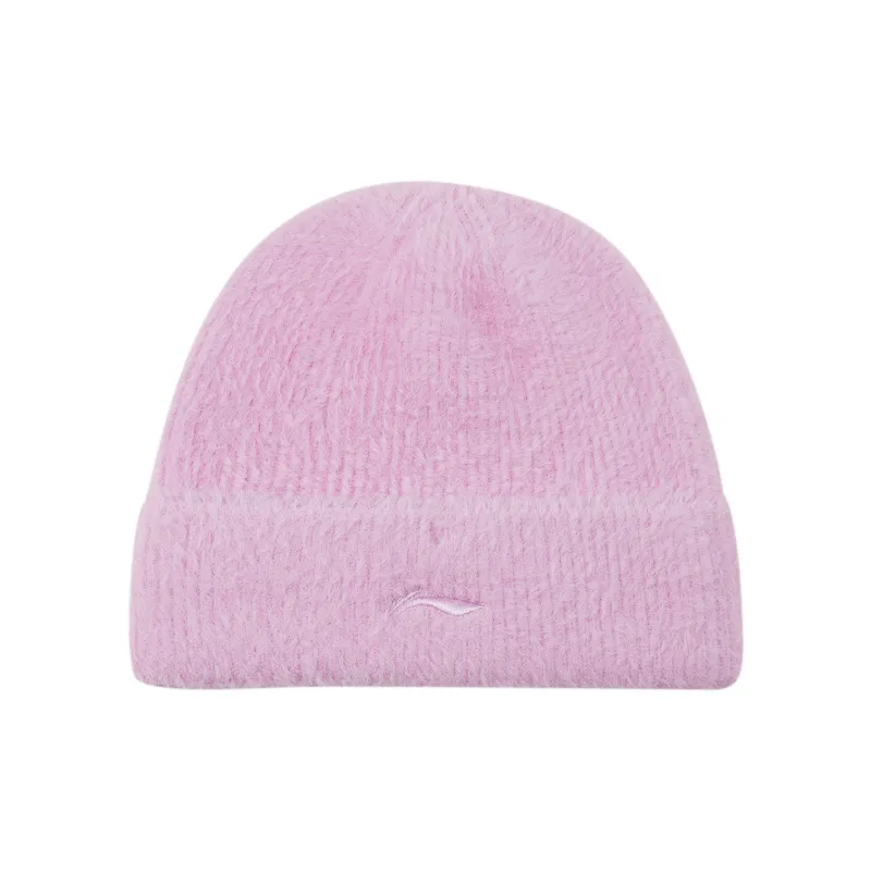 LiNing Nylon Polyester Spandex Beanies Kids' Pink-1