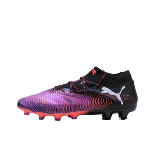 puma pergament Future 8 Ultimate HG Rubber Short Studs Soccer Shoes Men's Black