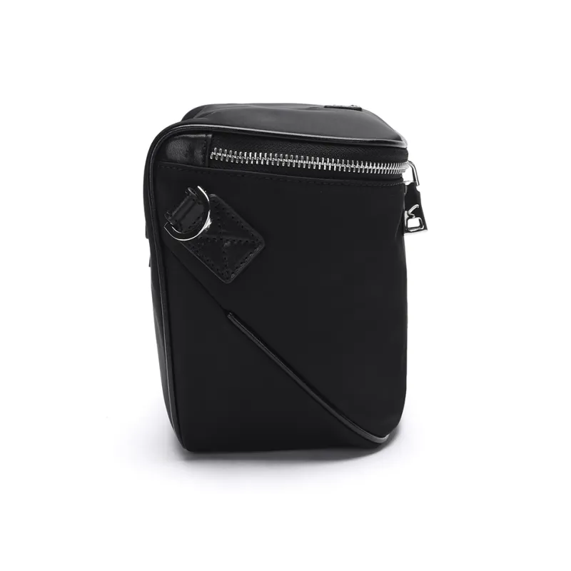 Satchi Fabric Shoulder Bag Regular Men's Black-2