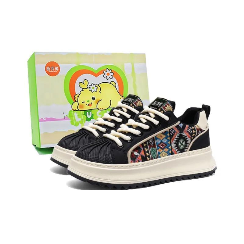 Budding Bear Anti-Slip And Wear-Resistant Height Increasing Low-Top Canvas Shoes Men's Box-10