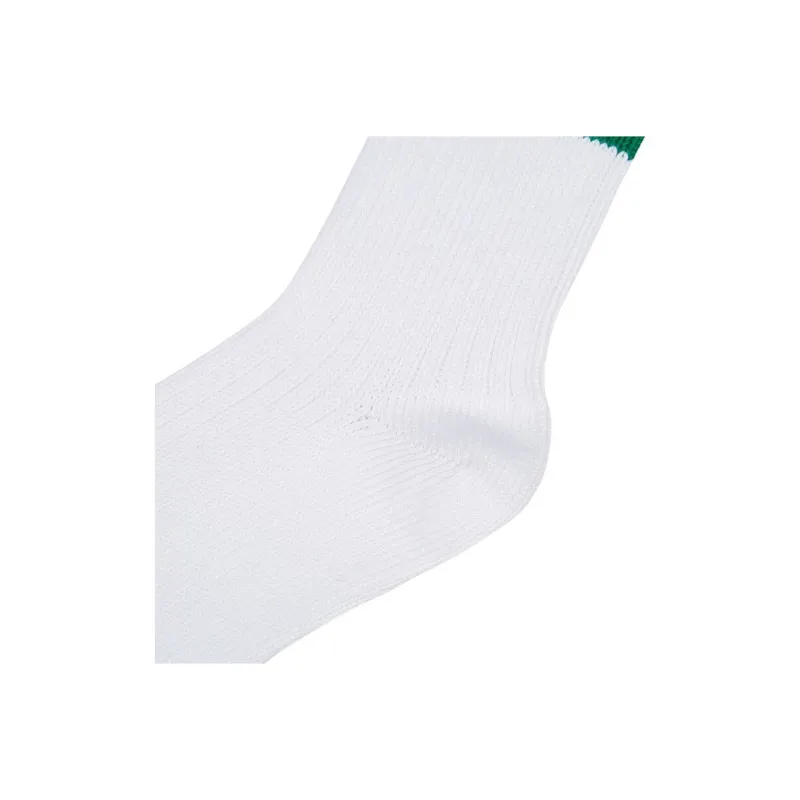 LACOSTE x CLOT Mid Calf Socks Unisex 1 Pack White-2