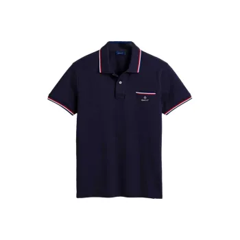 GANT Polo Shirt Men's 433 Night Blue