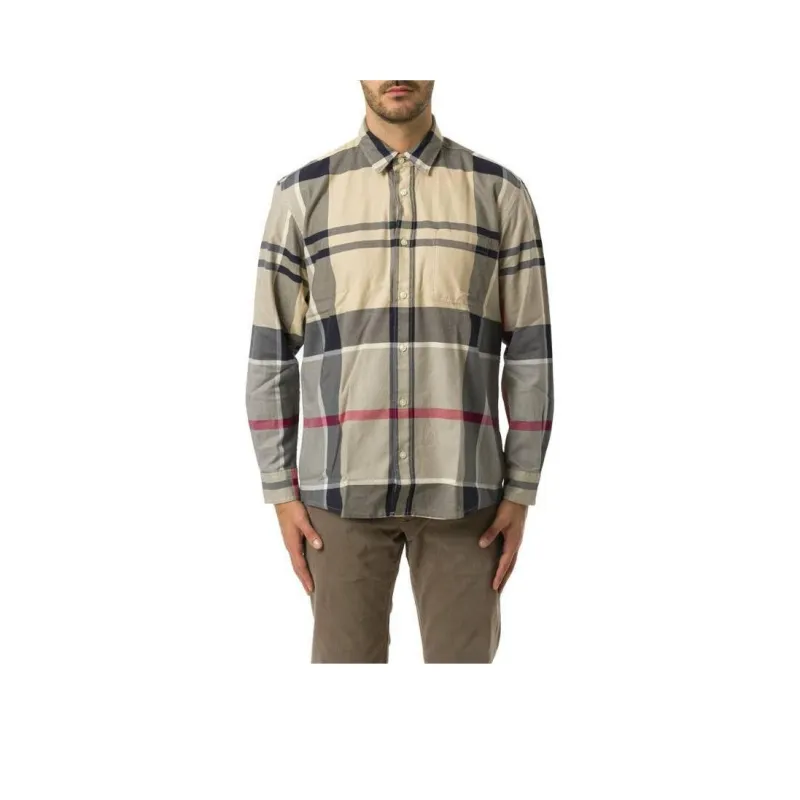 BARBOUR Renford Oversized Long Sleeved Tartan Shirt-0