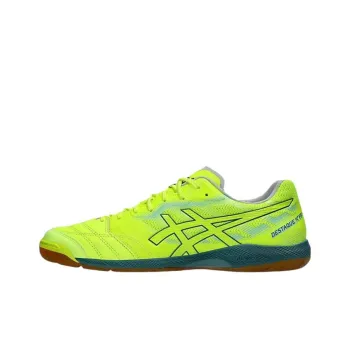 Asics DESTAQUE K FF Anti Slip Wear Resistant Soccer Shoes Men's Yellow Green