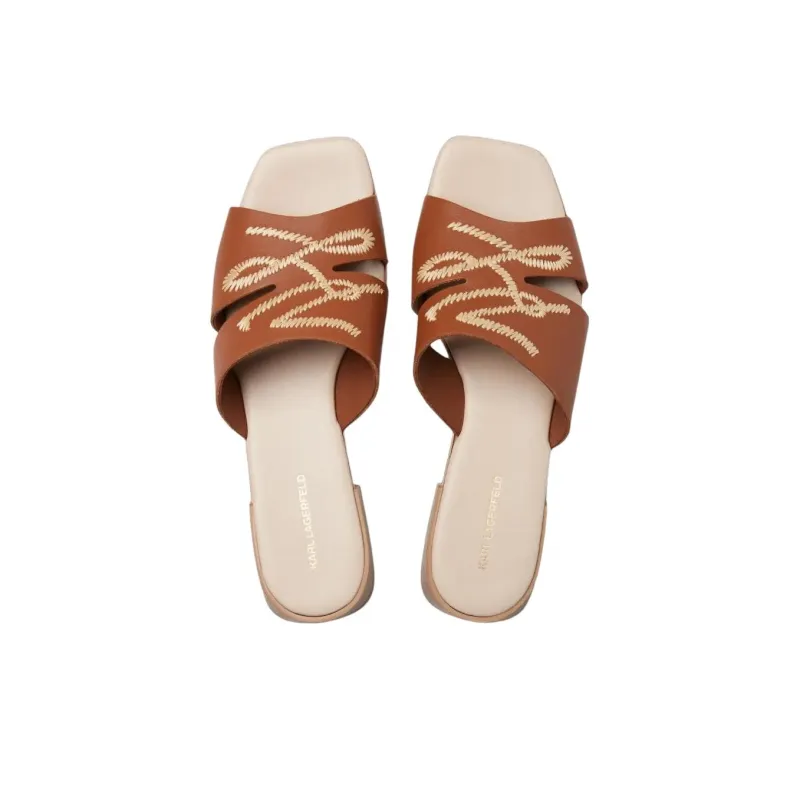 Karl Lagerfeld Logo embroidered Slippers Women's-3
