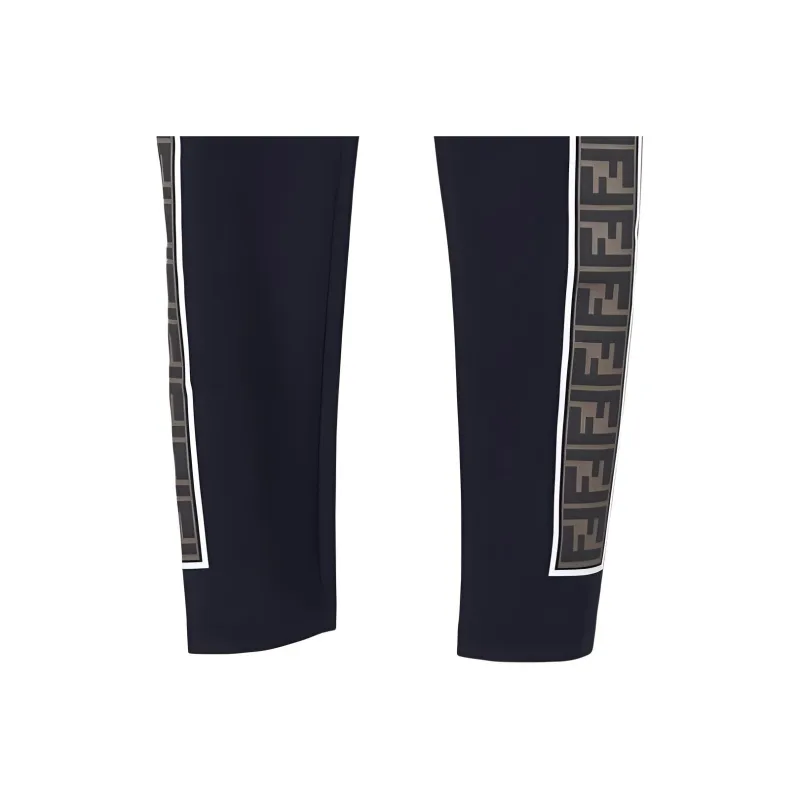 FENDI Logo Tape Fitness Leggings 'Black'-3