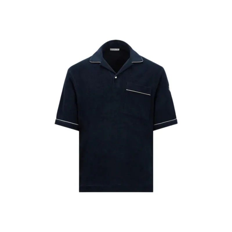 Moncler Textured Polo Shirt-0