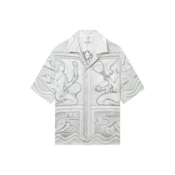 CASABLANCA Short Sleeve Cuban Collar Shirt