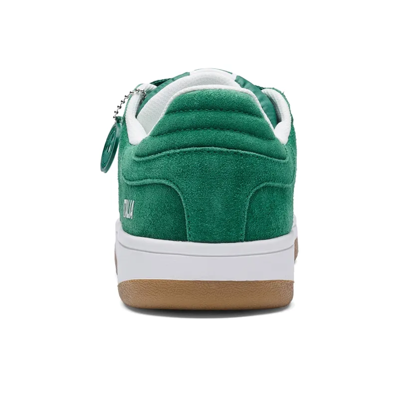 Kappa Back to Back Anti Slip Wear Resistant Low Top Skateboard Shoes Unisex Fir Wood Green-4
