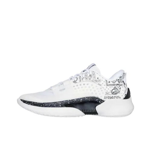 Skechers SKX RESAGRIP Low Top Basketball Shoes Men's White