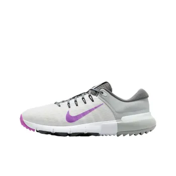 Nike Free Golf Next Nature White Iron Grey Light Smoke Grey Vivid Purple