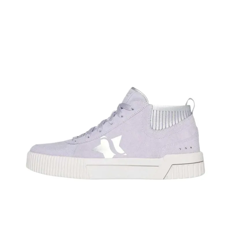 Skechers Mid Top Skateboard Shoes Women's Light Purple-0