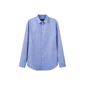 GIORGIO ARMANI Shirts Men Blue