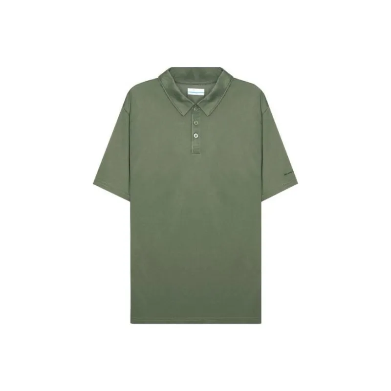 Columbia Polo Shirt Men's Green-0