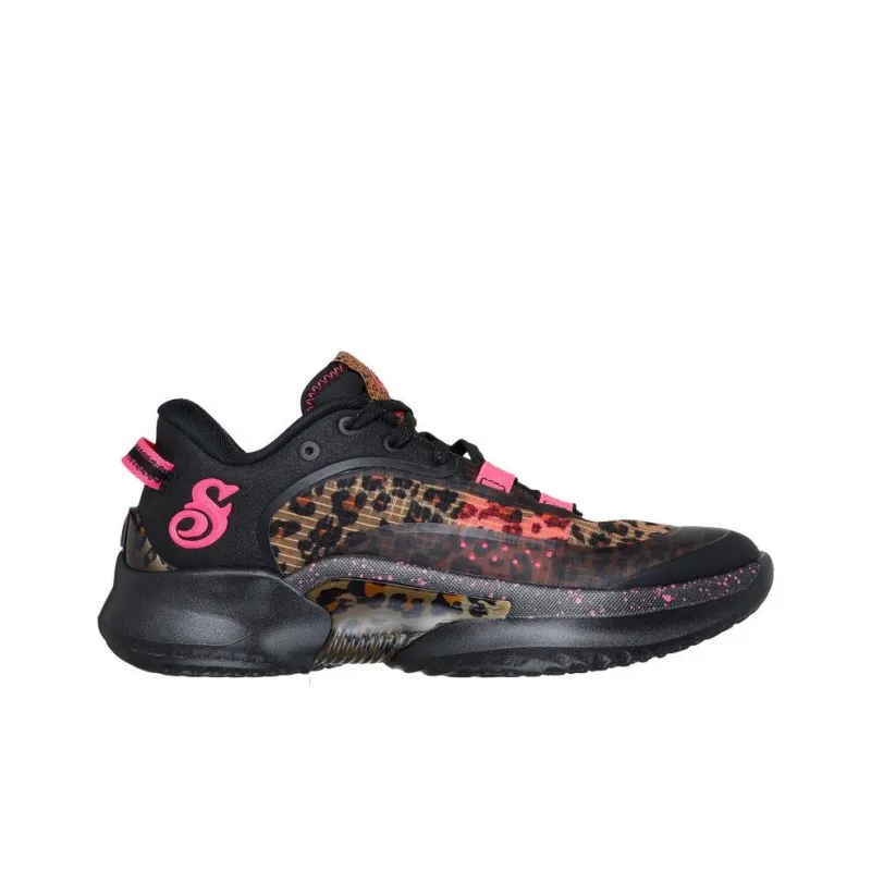 SNOOP DOGG x Skechers SKX RESAGRIP Low Top Basketball Shoes Women's Black-1