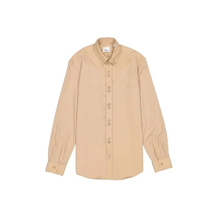 Burberry Classic Fit Double Press Stud Cotton Shirt-0