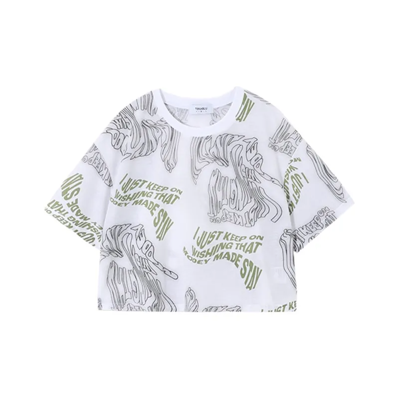 KORAKUBLUE T-Shirt Unisex Psychedelic White-0