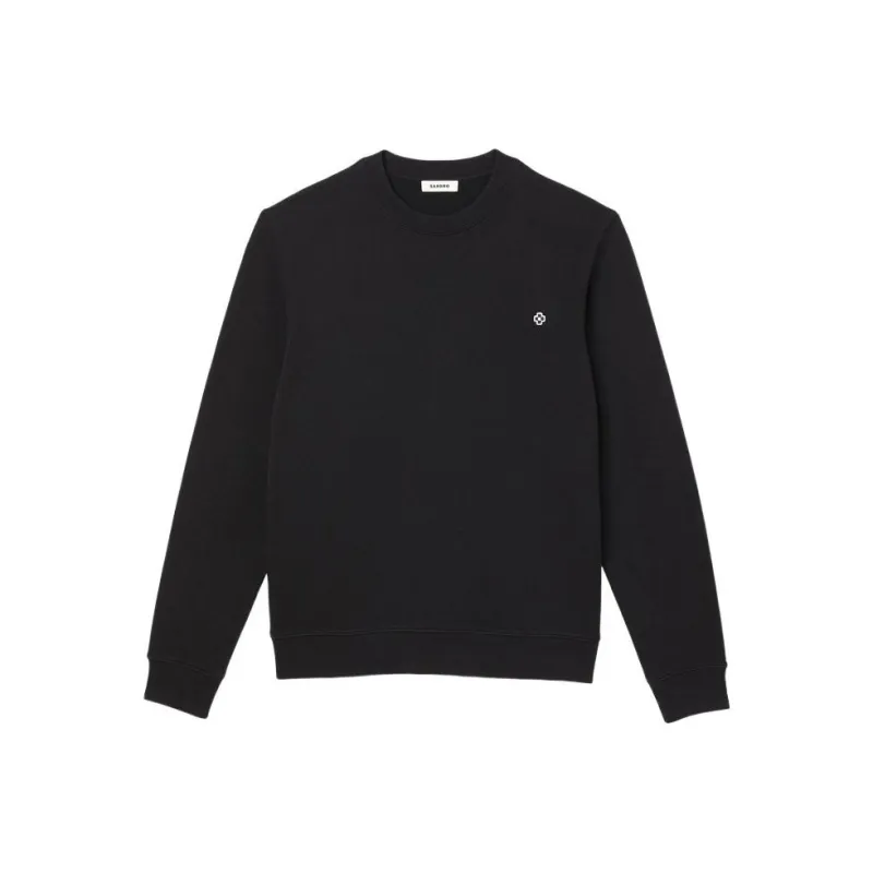 Sandro Embroidered Cross Crew neck Sweatshirt-0