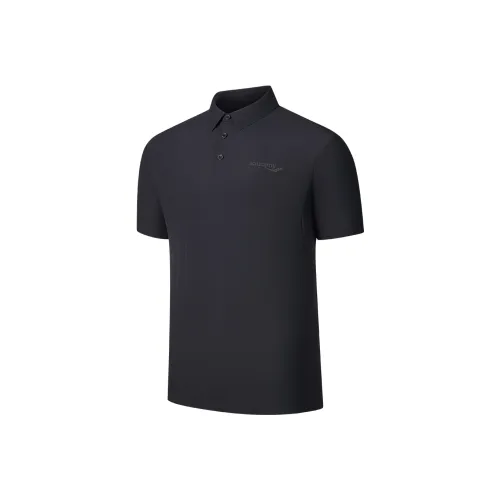 Saucony Polo Shirt Men's Jet Black